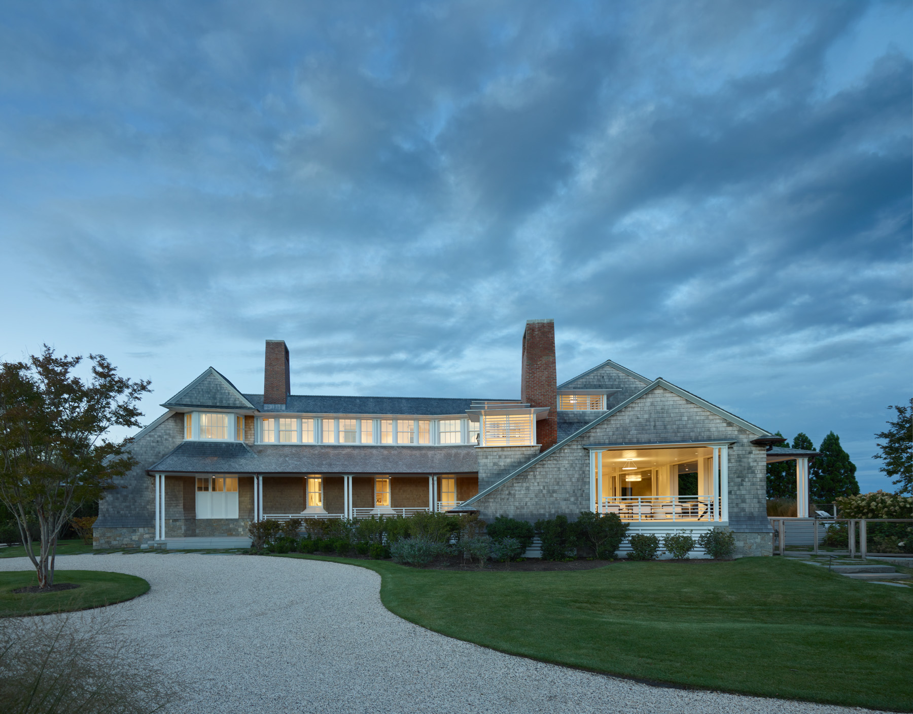 High-end residential Hamptons exterior